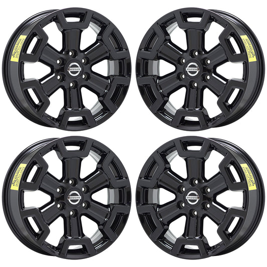 20" Nissan Titan XD Truck Gloss Black wheels rims Factory OEM set 4 62727