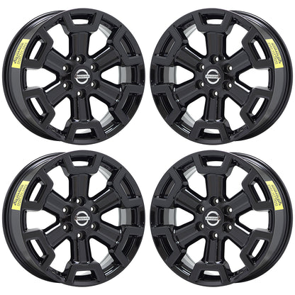 20" Nissan Titan XD Truck Gloss Black wheels rims Factory OEM set 62727 EXCHANGE