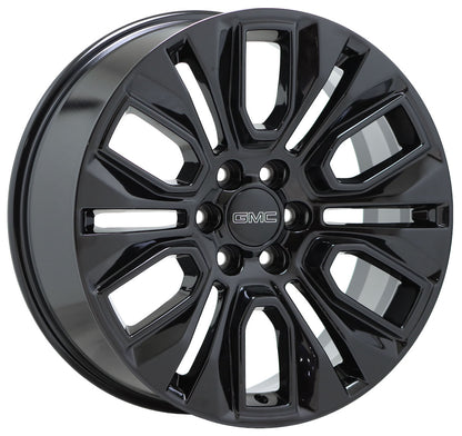 20" Chevrolet Silverado 2500 3500 Gloss Black wheels rims Factory OEM 5946