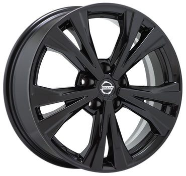 18" Nissan Rogue Gloss Black wheels rims Factory OEM set 4 62747