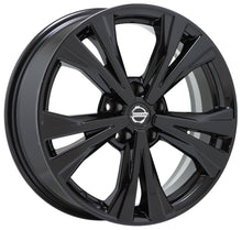 Load image into Gallery viewer, 18&quot; Nissan Rogue Gloss Black wheels rims Factory OEM set 4 62747
