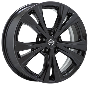 18" Nissan Rogue Gloss Black wheels rims Factory OEM set 4 62747