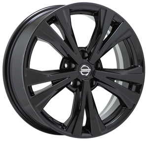 18" Nissan Rogue Black wheels rims Factory OEM set 4 62747