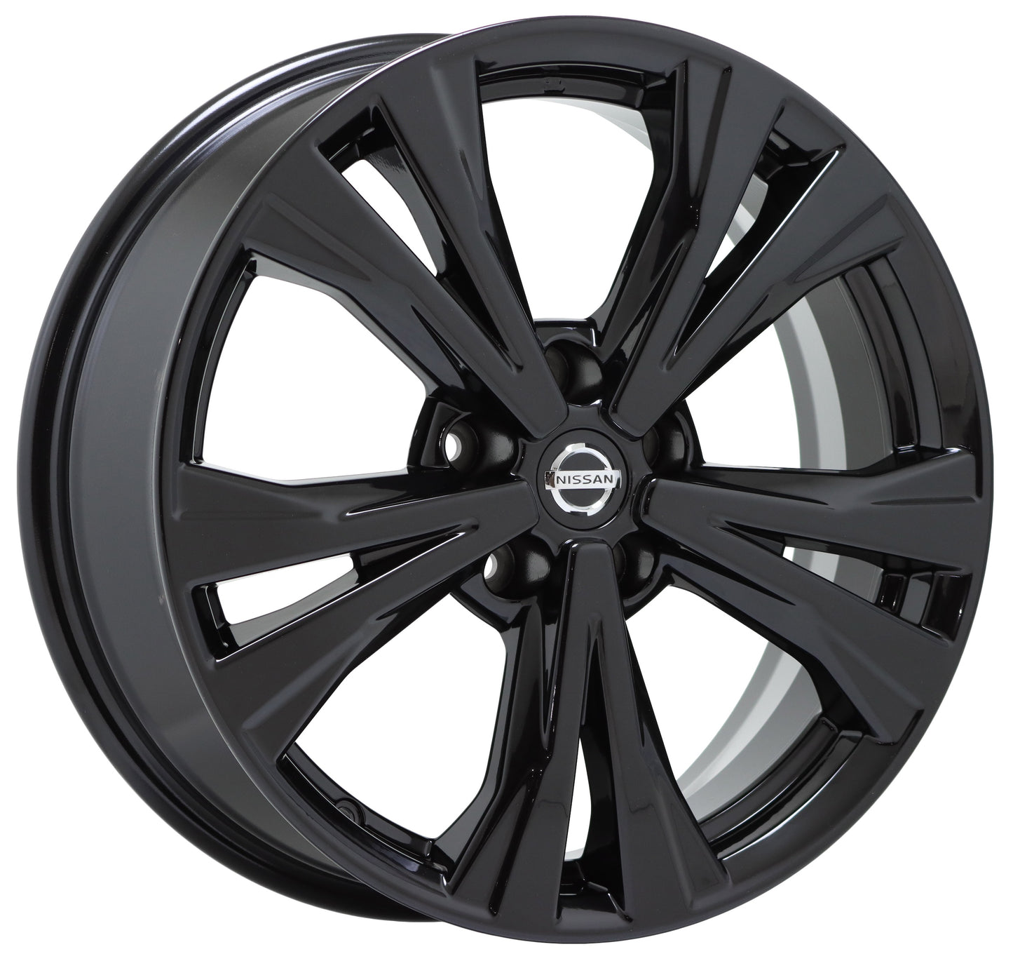 18" Nissan Rogue Gloss Black wheels rims Factory OEM set 4 62747