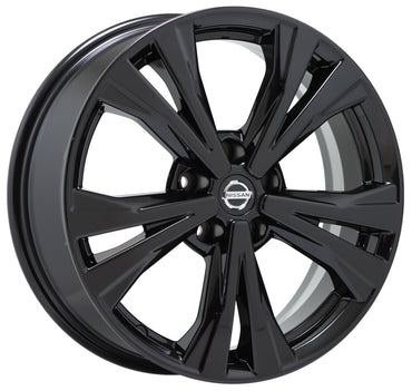 18" Nissan Rogue Gloss Black wheels rims Factory OEM set 4 62747