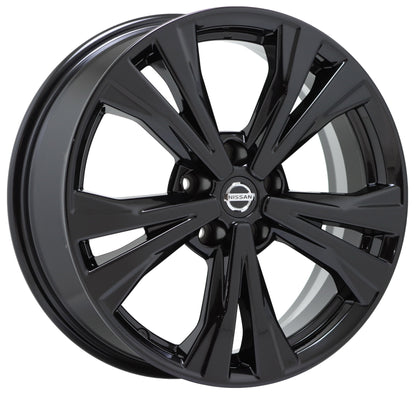 18" Nissan Rogue Gloss Black wheels rims Factory OEM set 4 62747 EXCHANGE