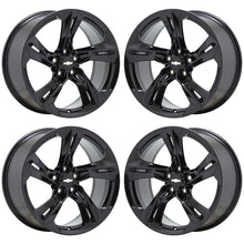 Load image into Gallery viewer, 20&quot; Chevrolet Camaro RS Black wheels rims Factory OEM set 4 5874
