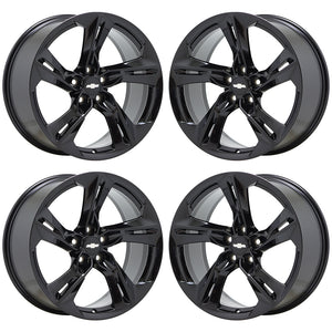 20" Chevrolet Camaro RS Black wheels rims Factory OEM set 4 5874