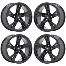 Load image into Gallery viewer, 20&quot; Chevrolet Camaro RS Gloss Black wheels rims Factory OEM set 5874
