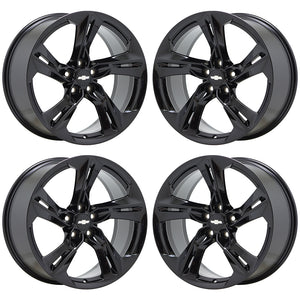 20" Chevrolet Camaro RS Gloss Black wheels rims Factory OEM set 5874