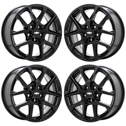 17" Chevrolet Equinox GMC Terrain Gloss Black wheels rims Factory OEM set 14061