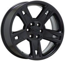 Load image into Gallery viewer, 22&quot; Chevrolet GMC Silverado Sierra 1500 Black wheels rims Factory OEM set 4 5664
