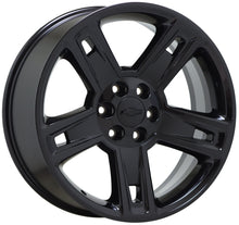 Load image into Gallery viewer, 22&quot; Chevrolet GMC Silverado Sierra 1500 Black wheel rims OEM set 5664 EXCHANGE
