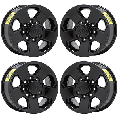 17" Dodge Ram 2500-3500 Truck Gloss Black wheels rims Factory OEM 2498 EXCHANGE