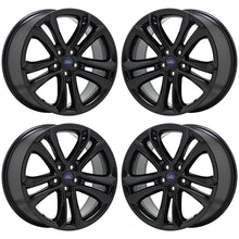 Load image into Gallery viewer, EXCHANGE 18&quot; Ford Edge Black wheels rims Factory OEM set 10044
