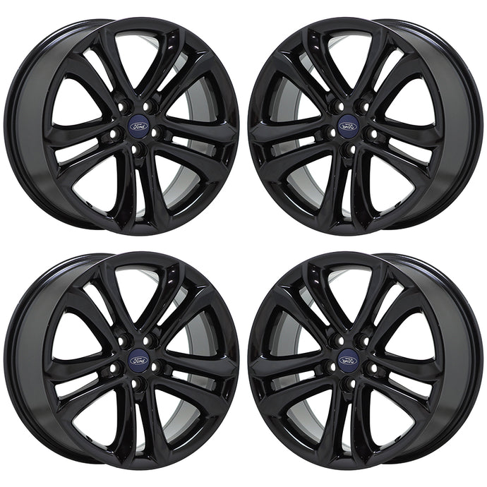 Ford Premium Factory OEM Wheels Rims Stock Replacement Chrome Black ...
