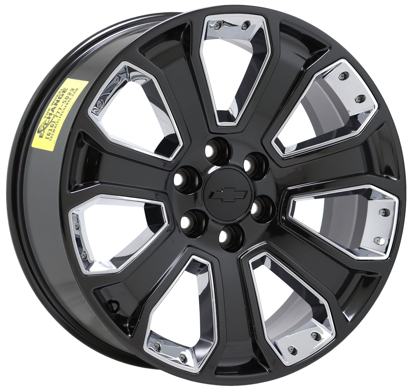 22" Escalade Silverado SIerra Gloss Black wheels rims OEM CK162 5661 EXCHANGE