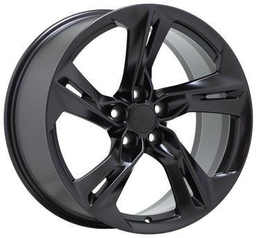 20x8.5" 20x9.5" Chevrolet Camaro RS Satin Black wheels rim Factory set 5874 5878