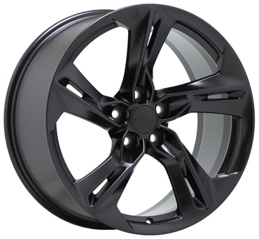 20x8.5" 20x9.5" Chevrolet Camaro RS Satin Black wheels rim Factory set 5874 5878