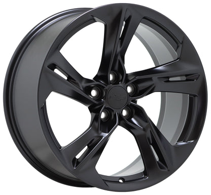 20x8.5" 20x9.5" Chevrolet Camaro RS Satin Black wheels rim Factory set 5874 5878