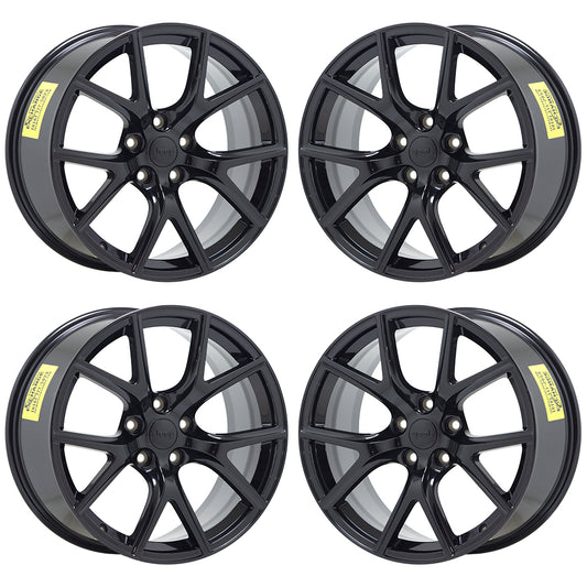 20" Grand Cherokee SRT Gloss Black wheels rims Factory OEM 9173 set