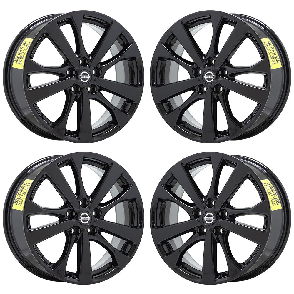 18" Nissan Altima Gloss Black wheels rims Factory OEM 2016 2017 2018 set 4 62720