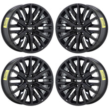 Load image into Gallery viewer, 22&quot; Cadillac Escalade Black wheels rims Factory OEM GM set 2019 2020 5921
