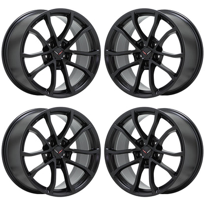 19x10" 20x12" Corvette Grand Sport C7 Satin wheels rims Factory OEM GM 5542 5543