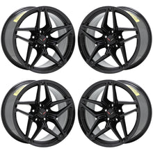 Load image into Gallery viewer, EXCHANGE 19&quot; &amp; 20&quot; Corvette C7 ZR1 Z06 Grand Sport Black Wheel OEM Set 5926 5930
