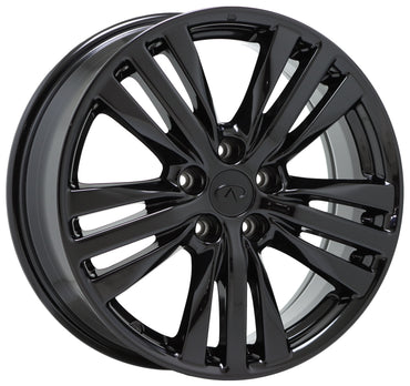 18" Infiniti QX60 Gloss Black wheels rims Factory OEM 2016-2020 set 4 73782