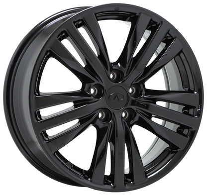 18" Infiniti QX60 Gloss Black wheels rims Factory OEM set 4 73782 EXCHANGE