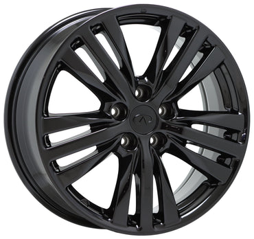 18" Infiniti QX60 Gloss Black wheels rims Factory OEM 2016-2020 set 4 73782