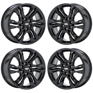 18" Chevrolet Blazer Gloss Black wheels rims Factory OEM 2019-2023 set 5934