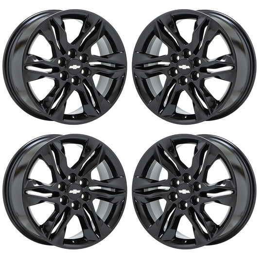 18" Chevrolet Blazer Gloss Black wheels rims Factory OEM 2019-2023 set 5934