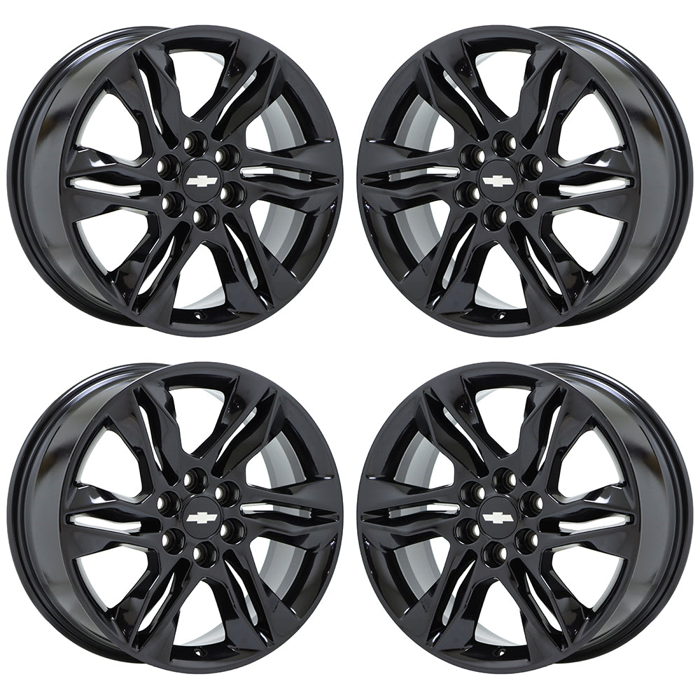 18" Chevrolet Blazer Gloss Black wheels rims Factory OEM 2019-2023 set 5934
