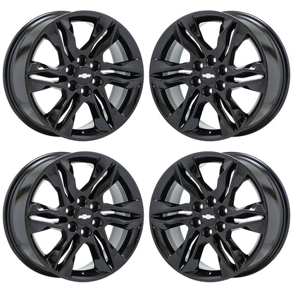 18" Chevrolet Blazer Gloss Black wheels rims Factory OEM 2019-2023 set 5934