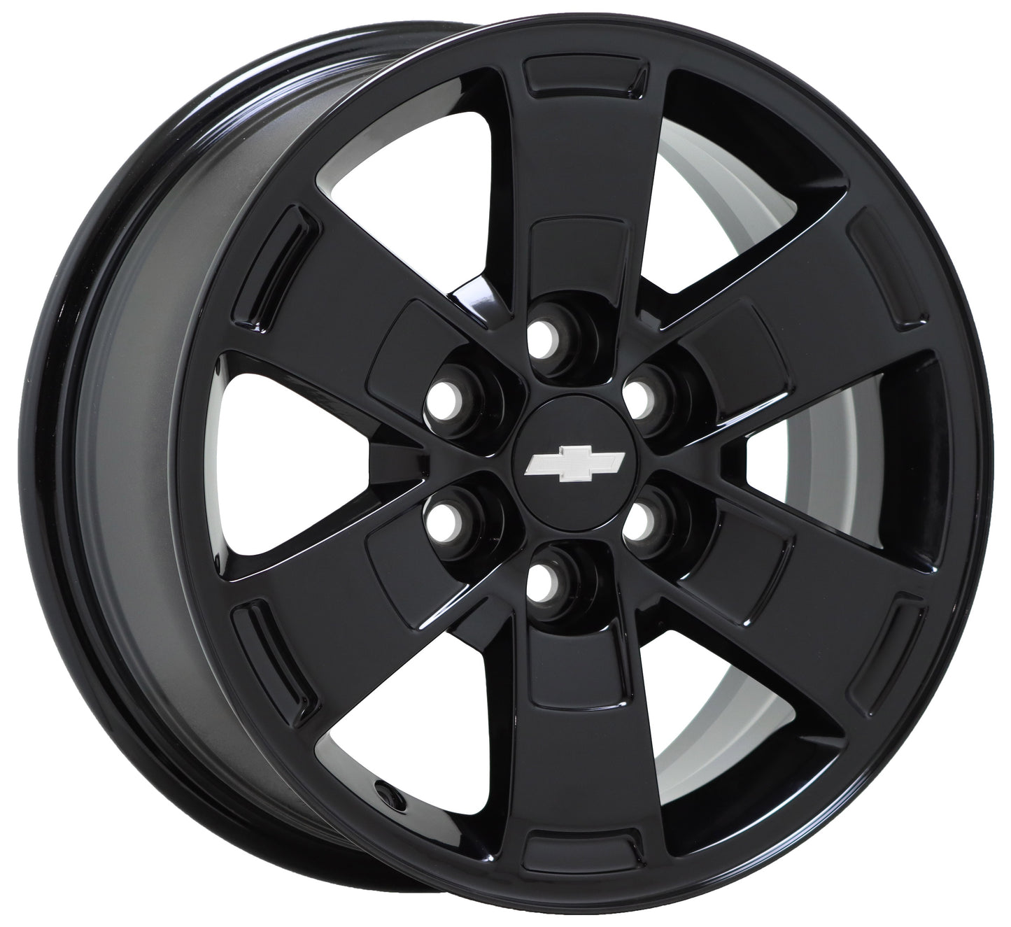 16" Chevrolet Colorado Canyon Gloss Black wheels rims Factory OEM set 5670