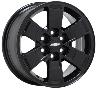 16" Chevrolet Colorado Canyon Gloss Black wheels rims Factory OEM set 5670