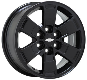 16" Chevrolet Colorado Canyon black wheels rims Factory OEM set 5670