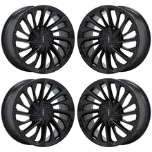 Load image into Gallery viewer, 22&quot; Lincoln Aviator Black wheels rims Factory Genuine OEM set 4 10241
