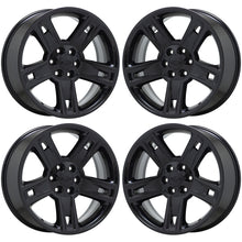 Load image into Gallery viewer, 22&quot; Chevrolet GMC Silverado Sierra 1500 Black wheel rims OEM set 5664 EXCHANGE
