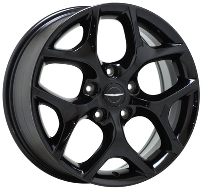 18" Chrysler Pacifica Gloss Black wheels rims Factory OEM set 2593