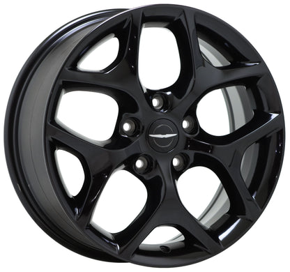 18" Chrysler Pacifica Gloss Black wheels rims Factory OEM set 2593 EXCHANGE