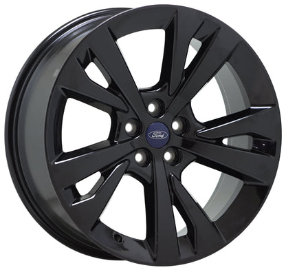 20" Ford Explorer Gloss Black wheels rims Factory OEM set 10267 EXCHANGE