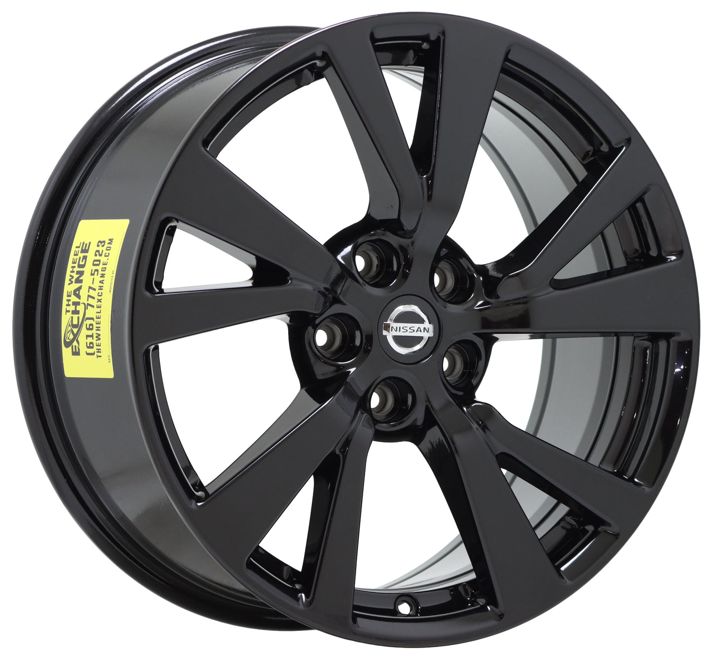 18" Nissan Maxima Gloss Black wheels rims Factory OEM set 4 62721