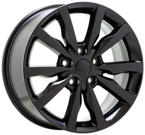 EXCHANGE 18" Dodge Durango Black wheels rims Factory OEM 2014-2020 2492
