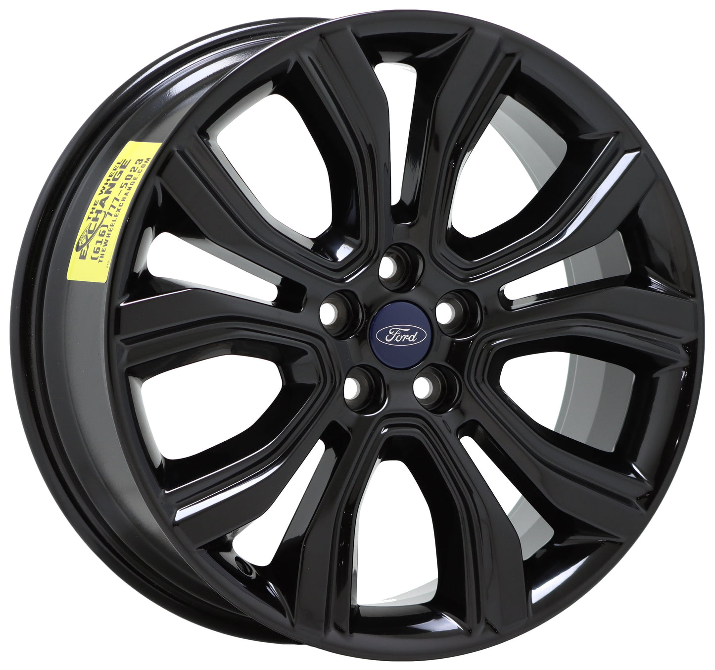 19" Ford Edge Gloss Black wheels rims Factory OEM 2019-2024 set 10195