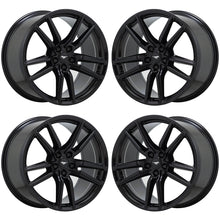 Load image into Gallery viewer, 20x11 Ford Mustang GT500 Gloss Black wheels rims Factory OEM set 10278 10279
