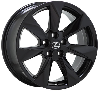 18" Lexus RX350 RX450 Gloss Black wheels rims Factory OEM 74336 EXCHANGE