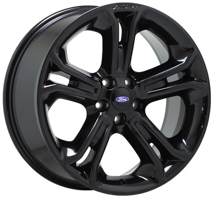 20" Ford Explorer Sport Gloss Black wheels rims Factory OEM set 4 3949 EXCHANGE